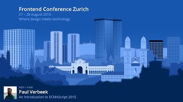 Paul Verbeek – An Introduction to ECMAScript 2015