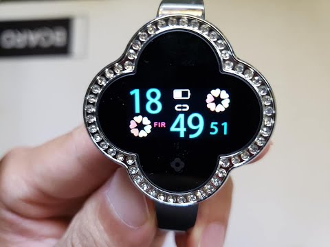 First Look And Review Of The S6 Fitness Tracker Bracelet Smartwatch For Ladies