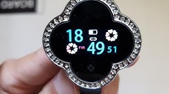 First Look And Review Of The S6 Fitness Tracker Bracelet Smartwatch For Ladies
