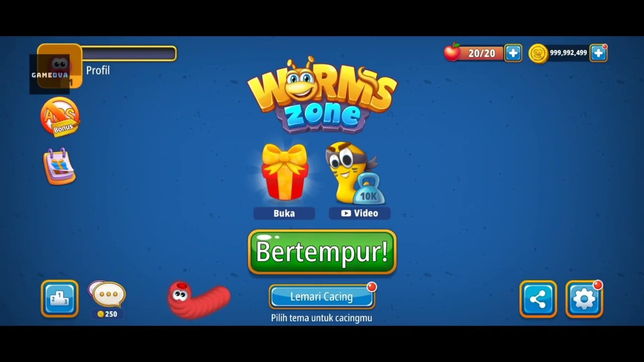 GAME WORMS ZONE MOD APK NO PW MEDIAFIRE