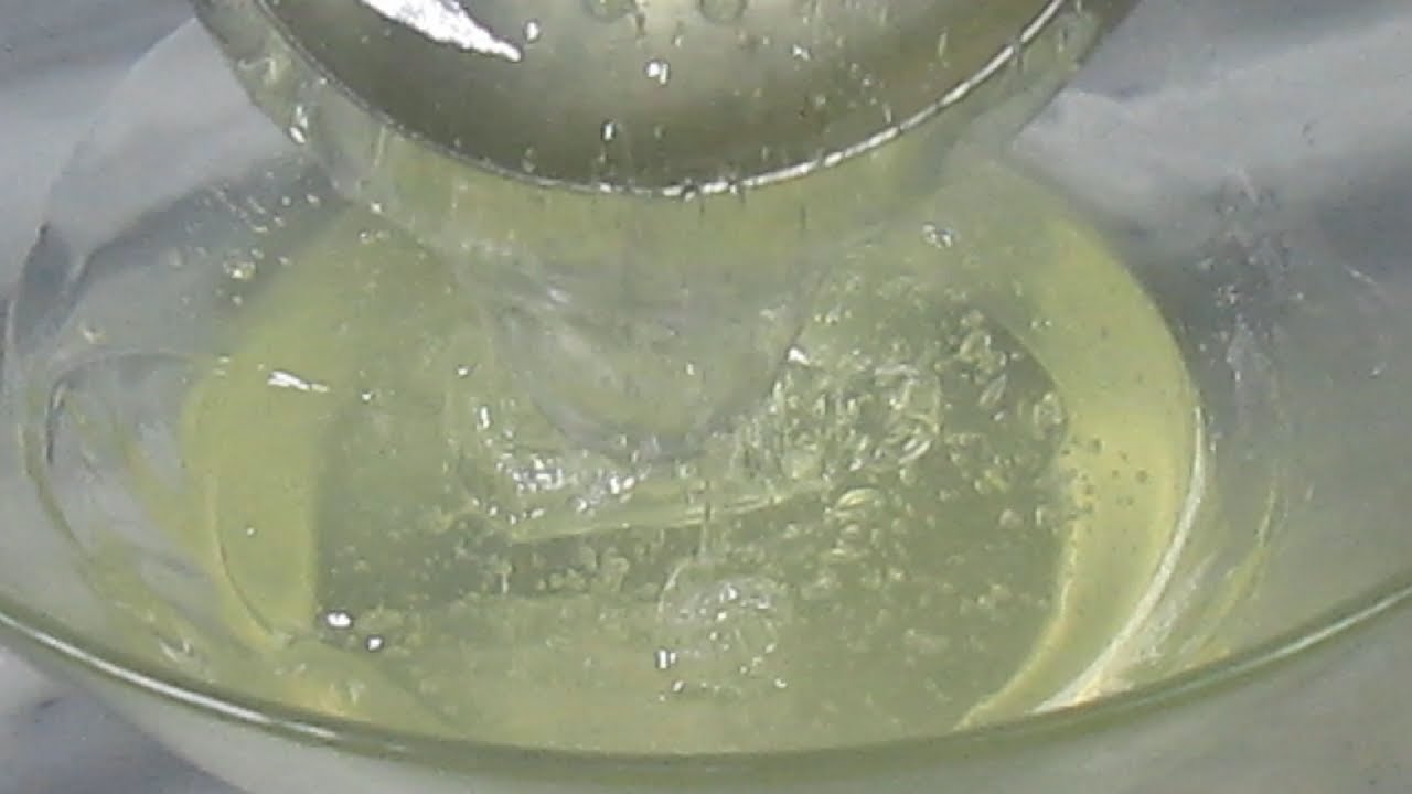 العسيلة البيضا وطريقة تحضير كمية كبيرة واللون صافي زجاج