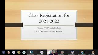 10th and 11th Grade 2021 Registration Information Video