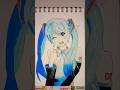 Drawing of Hatsune Miku#hatsunemiku#art#drawing#shorts#viral