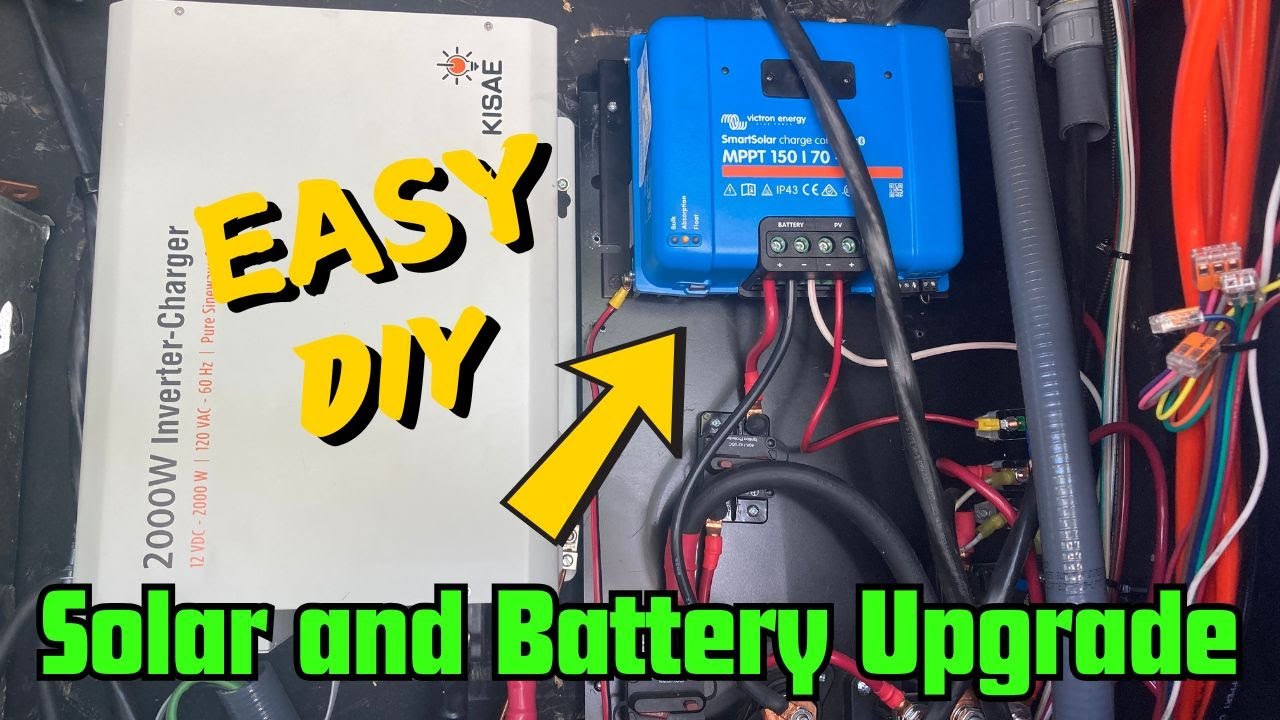 DIY Battery and Solar Upgrade - YouTube