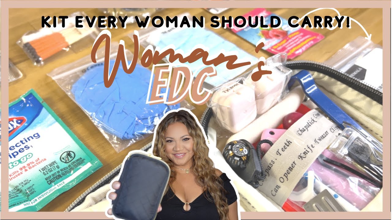 WOMANS PERSPECTIVE ON EDC POUCH EVERYDAY CARRY EMERGENCY KIT 2022