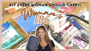 WOMANS PERSPECTIVE ON EDC POUCH | EVERYDAY CARRY EMERGENCY KIT 2022 | ALL AMAZON PRODUCTS WITH LINKS
