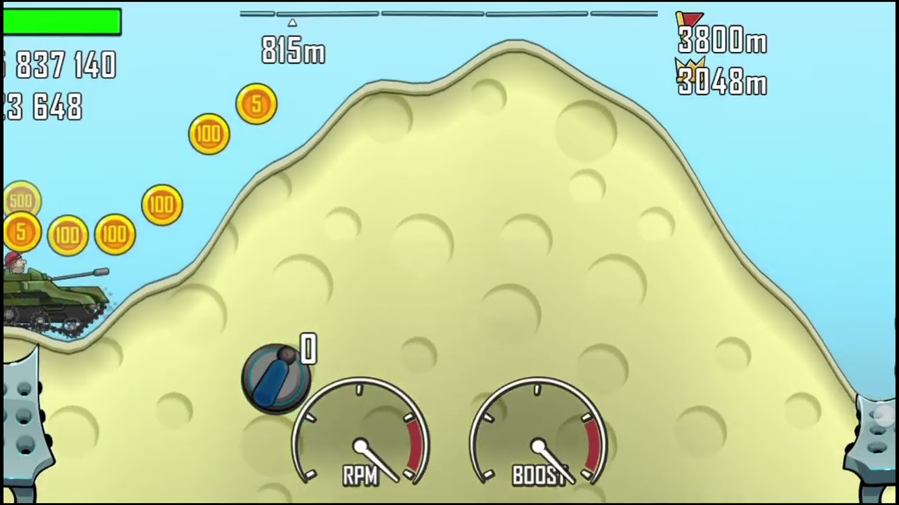 Hill Climb Racing New Level By Tank In Arctic To Desert | BeeEss9 | Hill Climb Racing |