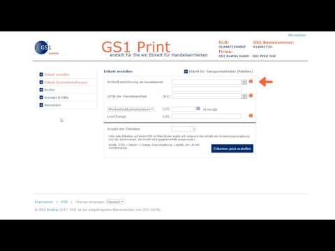 GS1 Print - Etiketten erstellen für Handelseinheiten