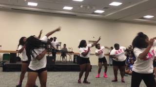 Sigma Lambda Gamma @ Towson University's Annual Block Show