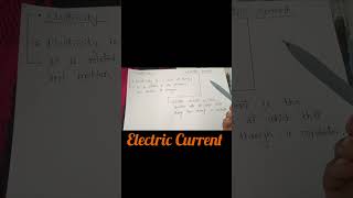 Difference between electricity and electric current || Feedback Classes