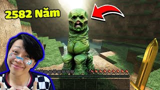 Vinh Thấy Creeper Lúc 2582 Năm Sau Nhìn Thấy Đáng Sợ Quá 😱 Minecraft THỬ THÁCH LUCKY BLOCK SIÊU VIP