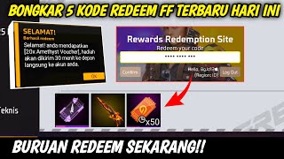Bongkar 5 Kode Redeem Ff Terbaru Hari Ini 13 Maret 2026