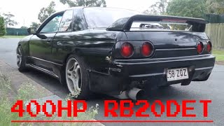 400HP R32, Raw RB20DET sounds