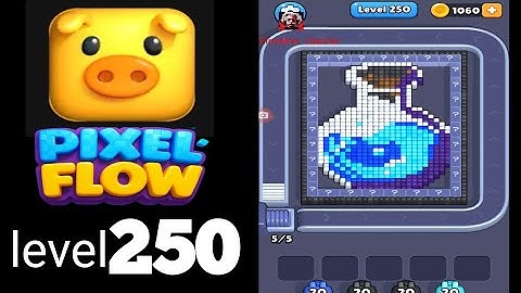 Pixel Flow level 250 Walkthrough Solution