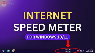 How to Show Internet Speed on Taskbar in Windows 10/11 | Easy Speed Meter Install