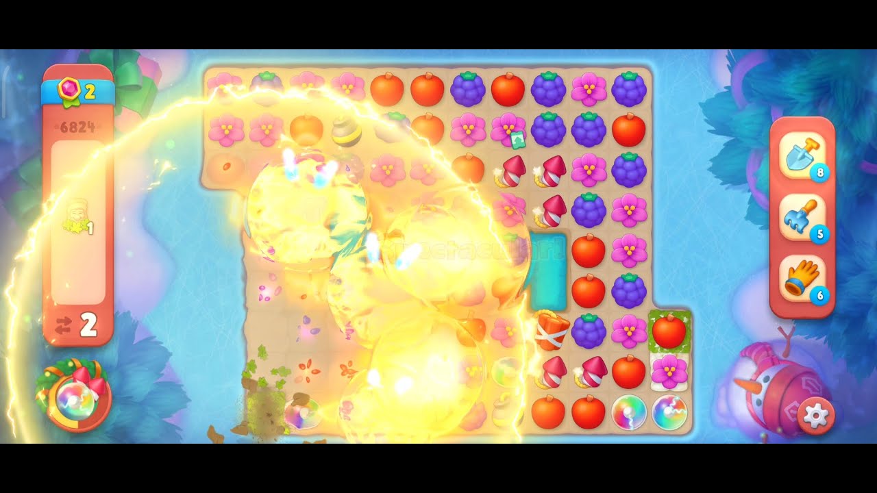 Gardenscapes level 6824-6839