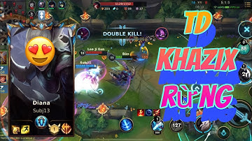 Thách Đấu Khazix Rừng - Top 1 Diana Vùi Dập Team Địch : LMHT Tốc Chiến