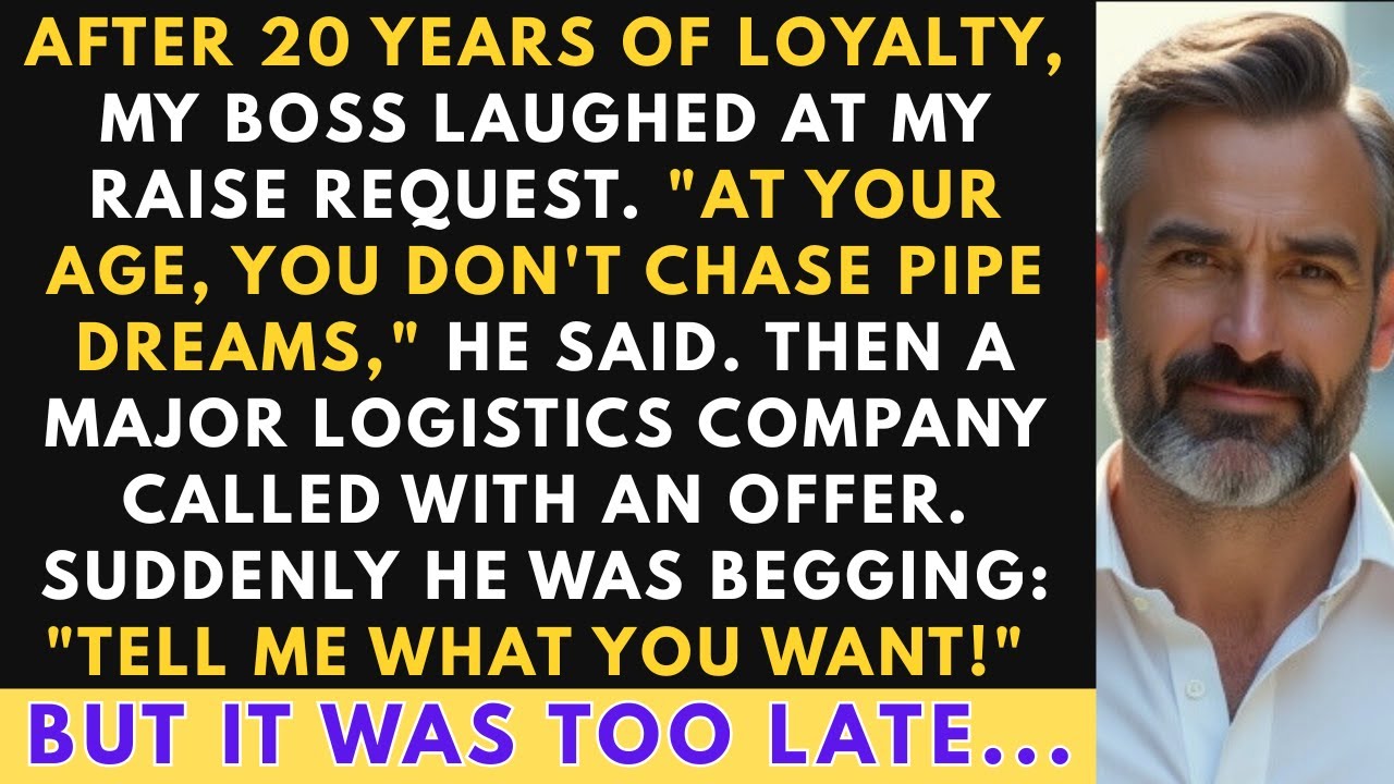После 20 лет лояльности мой начальник посмеялся над моей просьбой о повышении зарплаты, а затем у...