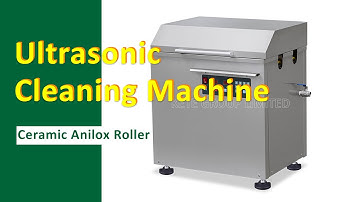 Ultrasonic Ceramic Anilox Roller Cleaning Machine Is A Converting Machine For Flexo Printing Machine