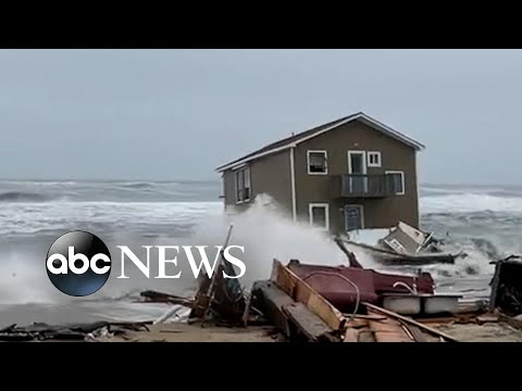North Carolina beach house collapses into Atlantic l ABC News