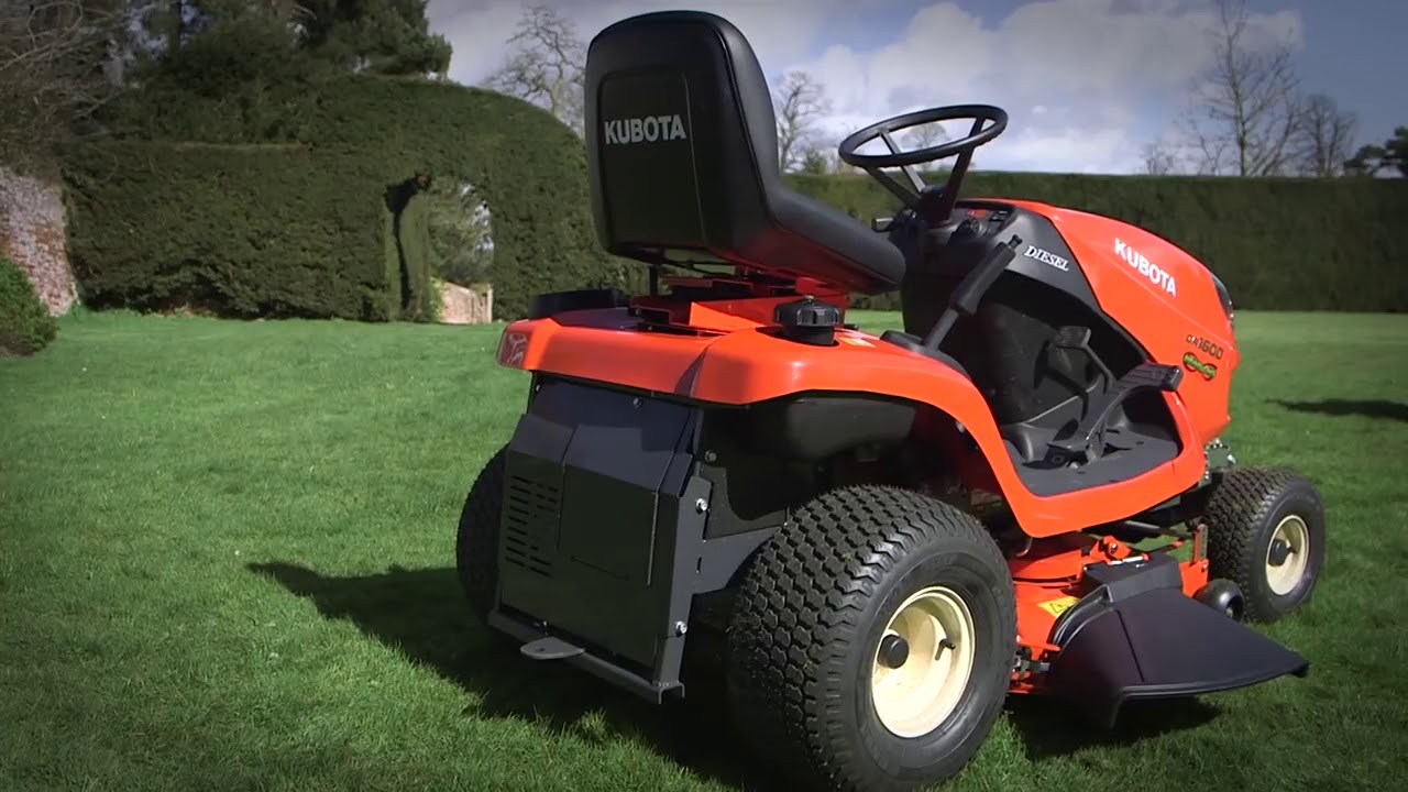 KUBOTA tondeuse autoportée GR2120 YouTube