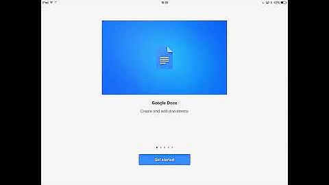 Google Drive on the iPad - Lesson 4 - Google Apps for Education Tutorial