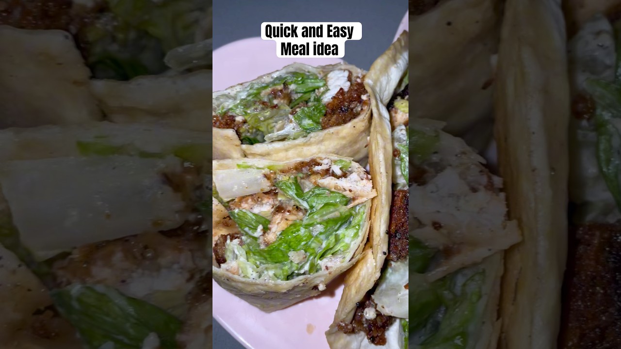 Bbq Chicken Caesar salad wrap 