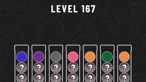 Ball Sort Puzzle Level 167 #ballsortpuzzle #ballsortpuzzlegameplay #puzzlegame #mobilegames
