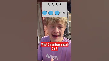 What 3 Numbers Equal 20 Shorts Challenge Lifehacks 