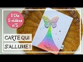 Tuto carte  carte qui sallume avec du materiel pas cher  1 set de dies  5 carte diffrentes 