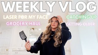 WEEKLY VLOG - LASERING MY FACE, CATCHING UP, GETTING OLDER | Casey Holmes Vlogs screenshot 4