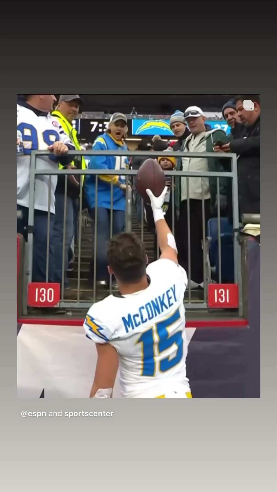 Here you go Auntie #hoodnews #chargers #LaddMcConkey #JustinHerbert #football #aunt #omg #how #wow