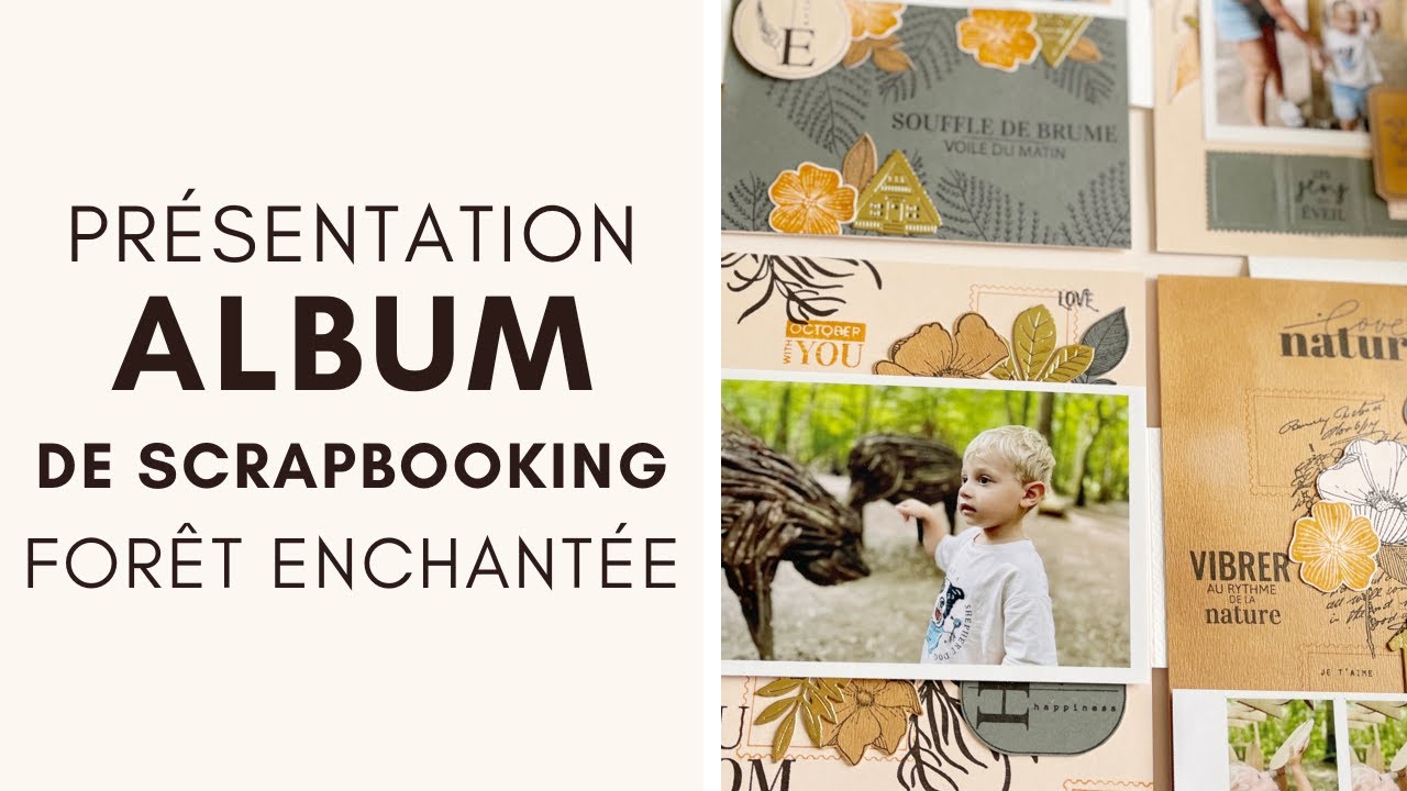 [ ALBUM SCRAPBOOKING ] - "Forêt Enchantée" - par Juliette Scraplife