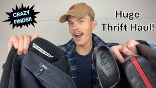 AMAZING Designer + Luxury Bins Thrift Haul to Resell Online!! [Goodwill Bins Haul]