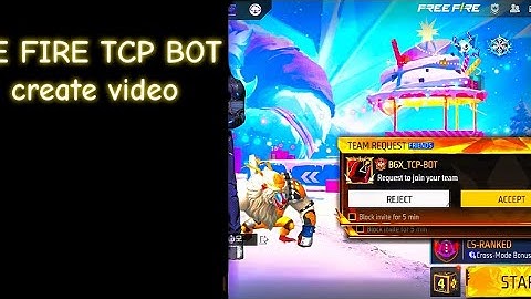 Create Free Fire Premium TCP Bot 2025 🔥 FF Emote Bot | Lag Bot |Level UpTricks |Auto Badge Join