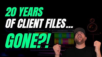 Hard Drive Backup Disaster! How I Recovered 20 YEARS of Music Projects