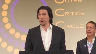 Adam Driver Acceptance Speech
