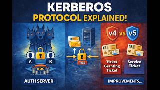 Kerberos Protocol Explained | Authentication Server, TGS, v4 vs v5 | Cryptography &amp; Network Security