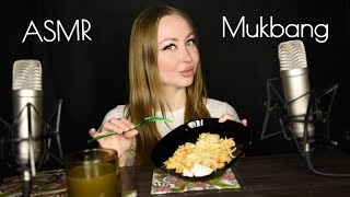 ASMR Mukbang / Креветки с яйцом / Куда уезжаю отдыхать / Ответы на вопросы / Итинг/ Eating / Мукбанг