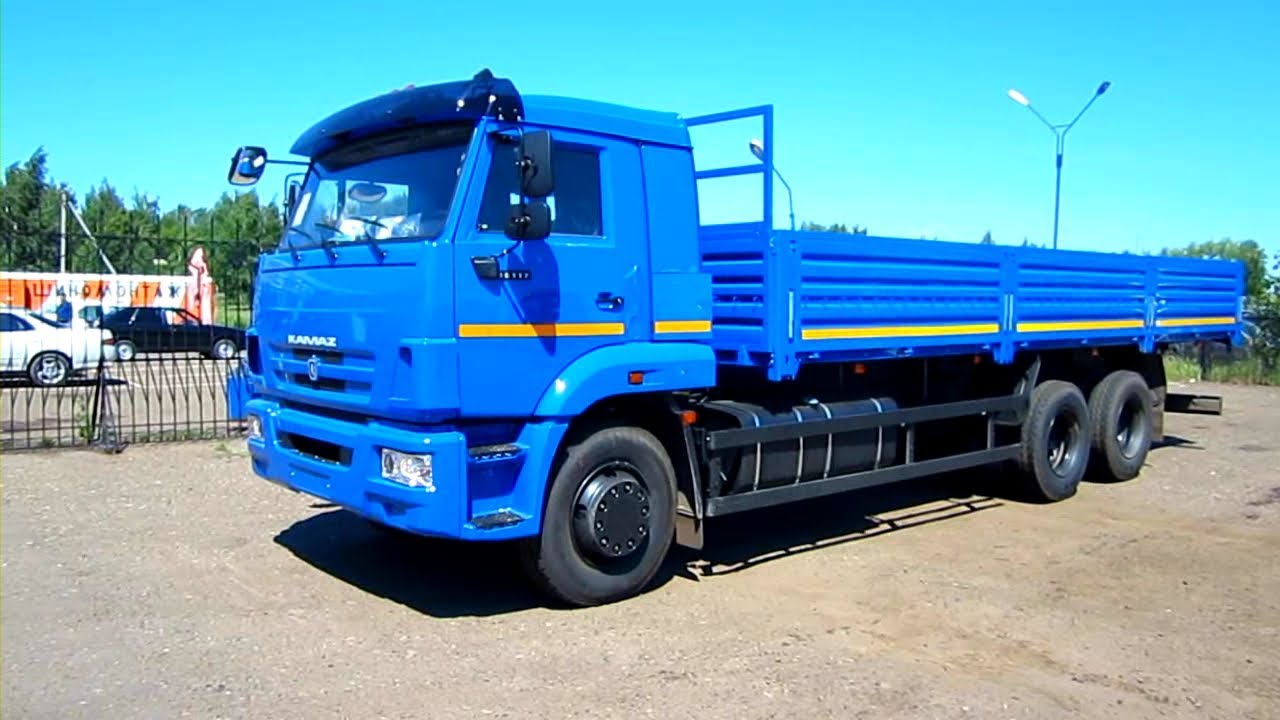 2012 Kamaz 65117. Start Up, Engine, and In Depth Tour. - YouTube