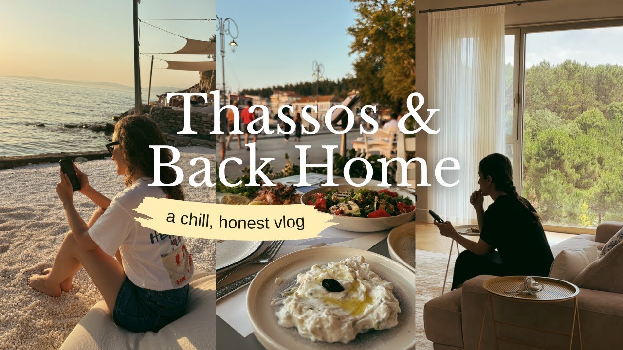 Pek de sevmediğimiz Thassos tatilimiz ve eve dönüş