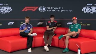 F1 Press Conference – Alonso, Bearman &amp; Lawson | 2026 Barcelona Grand Prix