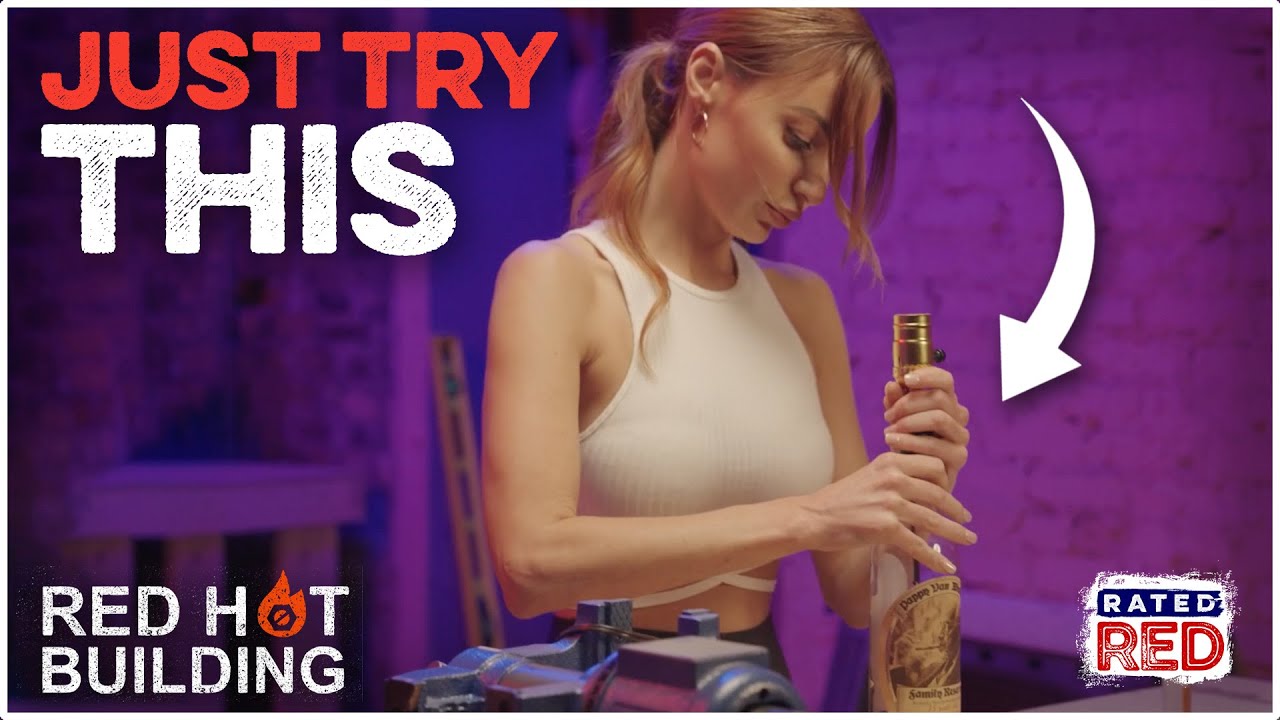 How To Make A DIY Whiskey Bottle Lamp | Red Hot Building - YouTube