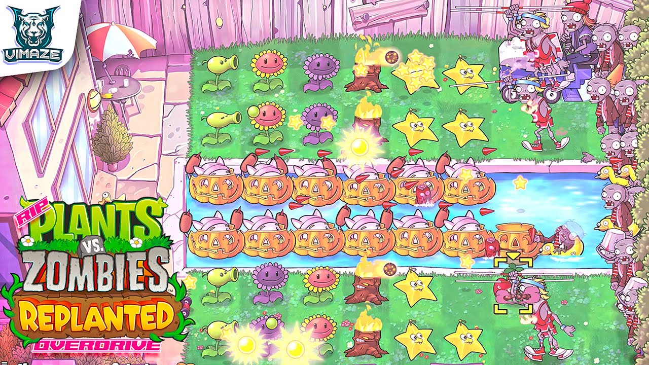 Pvz Rip Mode Plants vs. Zombies: Replanted - RIP Mode Overdrive Pool Gameplay (4K ...