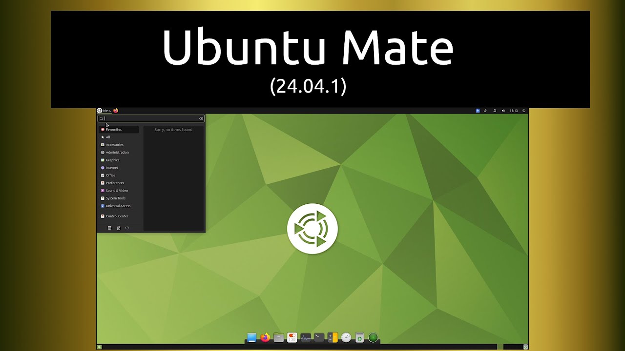 Quick overview of Ubuntu MATE 24.04.1 - YouTube