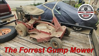 Old Snapper Comet rearengine mower Barn Find, sitting for 40+ years!