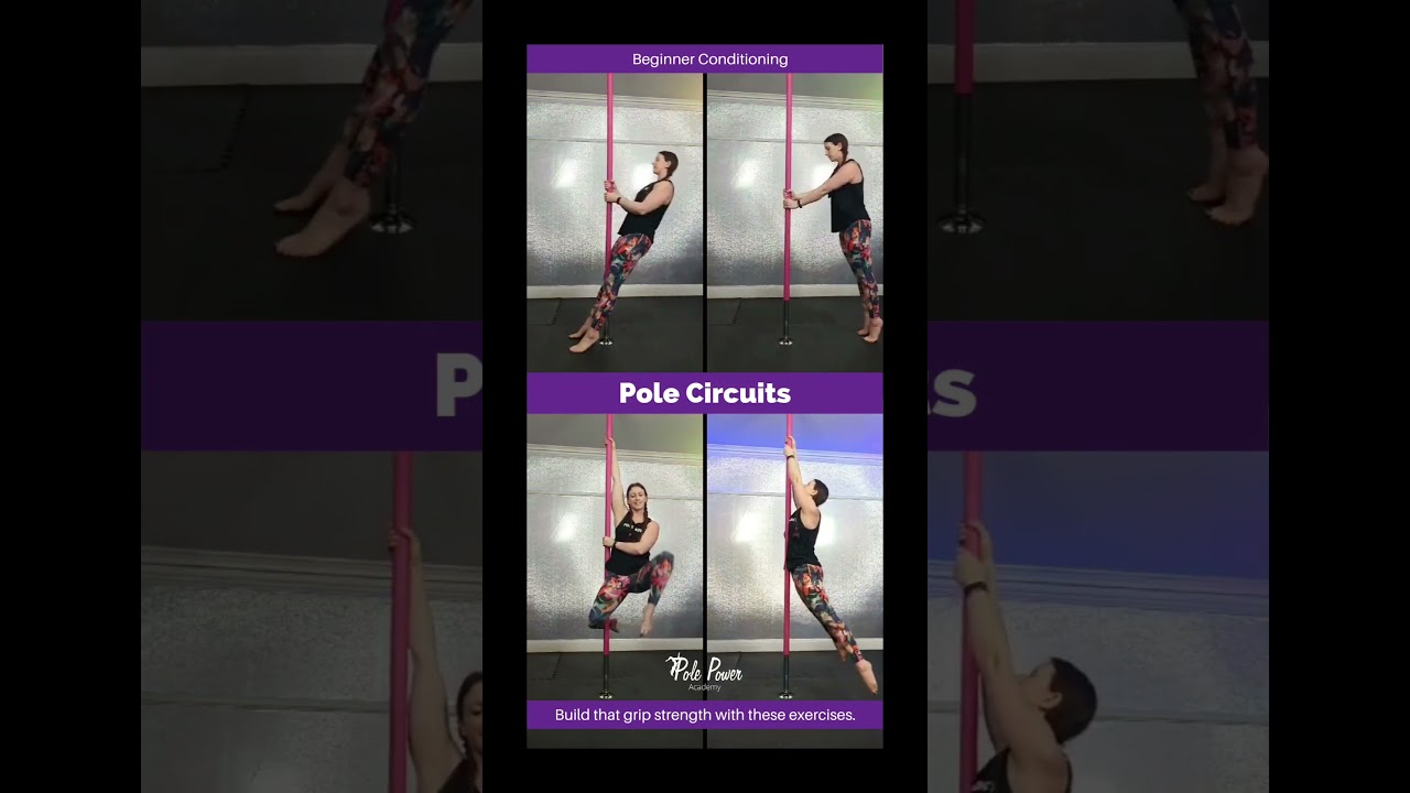 Build Grip Strength with these beginner conditioning exercises. #Pole  #poleconditioning #polefitness 