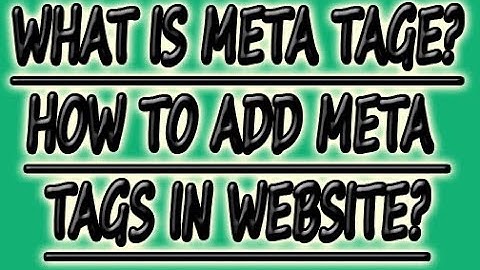How To Add meta tags For PHP | HTML | WordPress | Blogger Website White Hat SEO  | What is Meta tag?