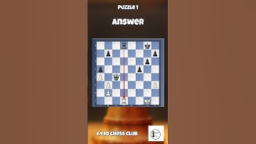 Puzzle 1 #chesspuzzle #chess #chesstactics #chessshorts #chessgame  #chessmotivation #mustwatch #win