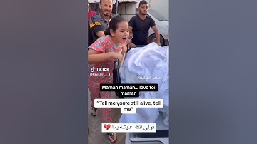 Gaza : une petite fille appelle sa mère morte de se lever 😭😭💔💔💔💔💔😱😱😱🤲🤲🤲 #Gaza Guerre en Palestine